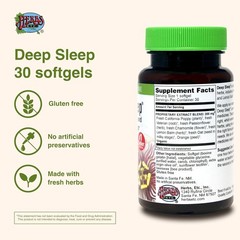 Herbs Etc. Deep Sleep Softgels – Herbal Support 30 Count (Pack of 1)