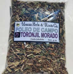 Poleo, Poleo de Monte, Poleo de Campo, Toronjil morado, cordoncillo 4oz