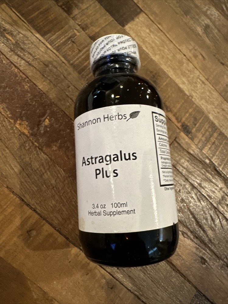 New Shannon Herbs Astragalus 3.4 Oz Herbal Supplement