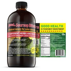 Organic Soursop Bitters 16 fl oz – Natural Digestive Aid, Herbal Tonic, Wellness
