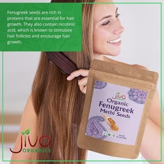 Organic Fenugreek Seeds 2.5 LB Non Irradiated – Non-GMO, Gluten Free, Sproutable