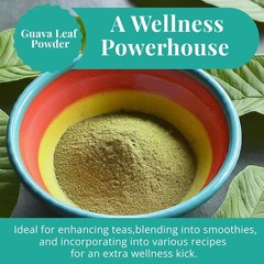 Guava Leaves Tea, Hojas De Guayaba, 100%Natural Fresh Te, Psidium Guajava 2.6 Oz