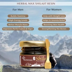 Herbal Max Pure Shilajit Resin 20gm