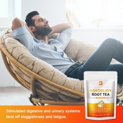 Organic Dandelion Root Tea Support Healthy Digestion & Liver Detox Natural Tea