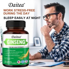 Ginseng + Ginkgo Biloba for Mental Health,Support Athletic Performance