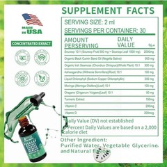 Soursop Liquid Drops – Sea Moss, Moringa, Oregano, Turmeric, Black Seed Oil