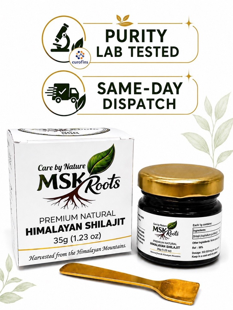 Pure Himalayan Shilajit Resin 35g Lab Tested 75% Fulvic Acid Energy Supplement