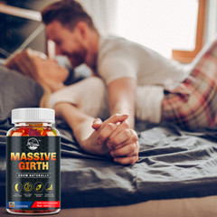 Massive Girth Gummies,Male Enhancement Gummies,Stamina Support+ Maca Root Bundle