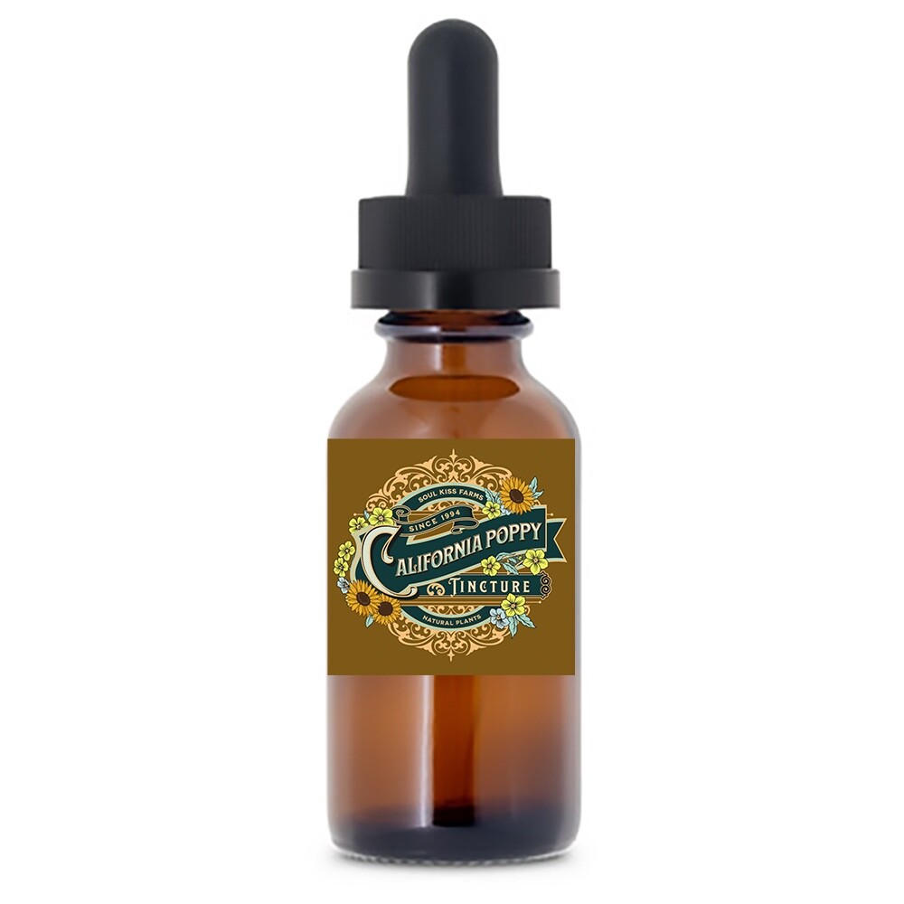 California Poppy Extract Tincture Clam Stress Sleep Relaxation PURE Apothecary
