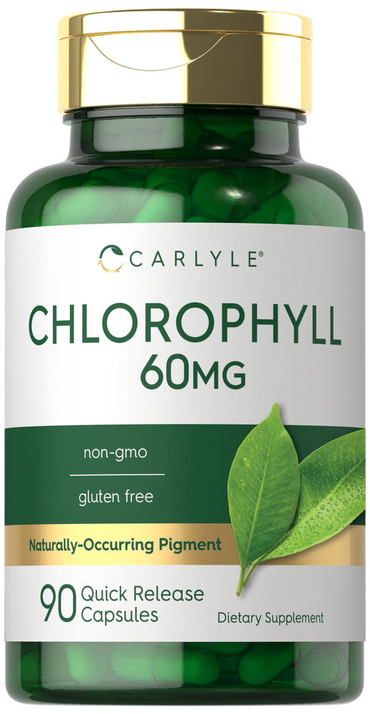 Chlorophyll Pills | 90 Capsules | Chlorophyll Conconcentrate | by Carlyle