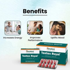 Himalaya Tentex Royal Capsules for Men – 20 Capsules FREE Shipping Worldwide