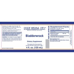 Bladderwrack Herbal Extract Pure Herbs 4 fl oz (Brown Seaweed)