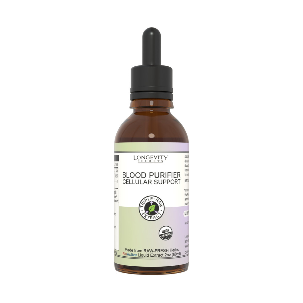 Blood Purifier: Made from Raw-Fresh-Organic Herbs