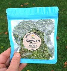 Organic Mugwort Dried Cut, Artemisia Vulgaris, 100% Premium Quality