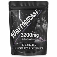 (1 pack) 10 Day Forecast Extreme Potency Male Enhancement Pills for man – 10 ct