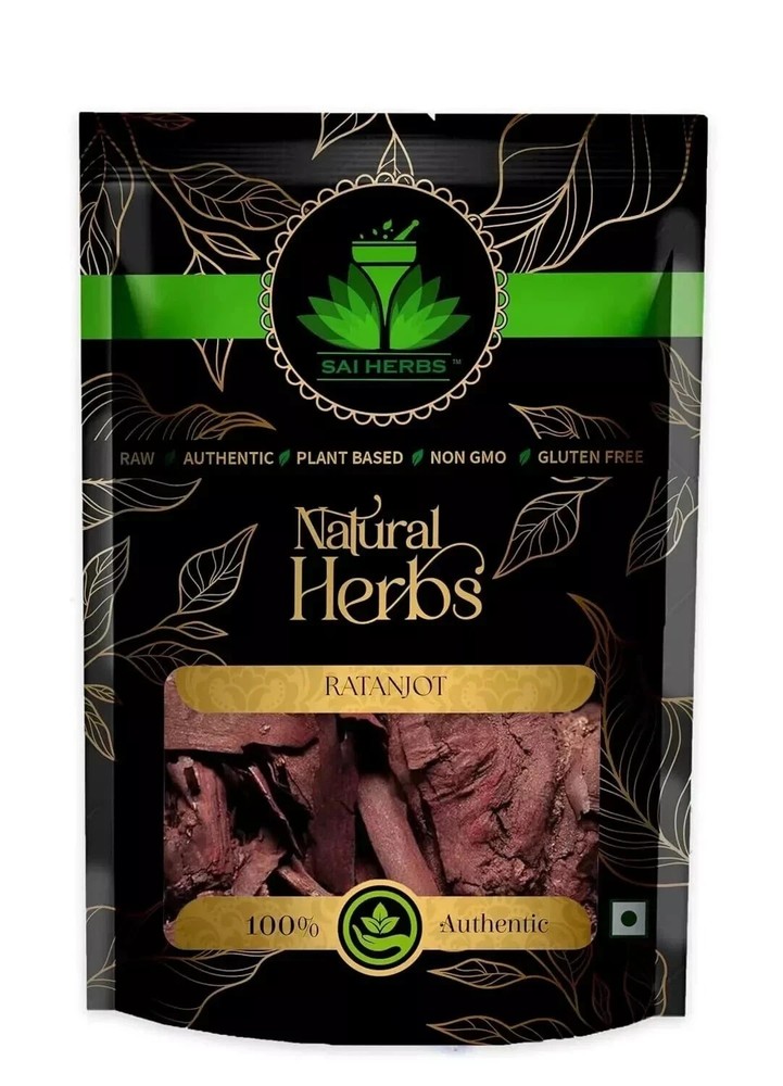 SAI HERBS Ratanjot Root 100G free shipping world wide