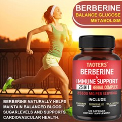 Berberine Capsules For Immune Support, 25-in-1 Herbal Complex