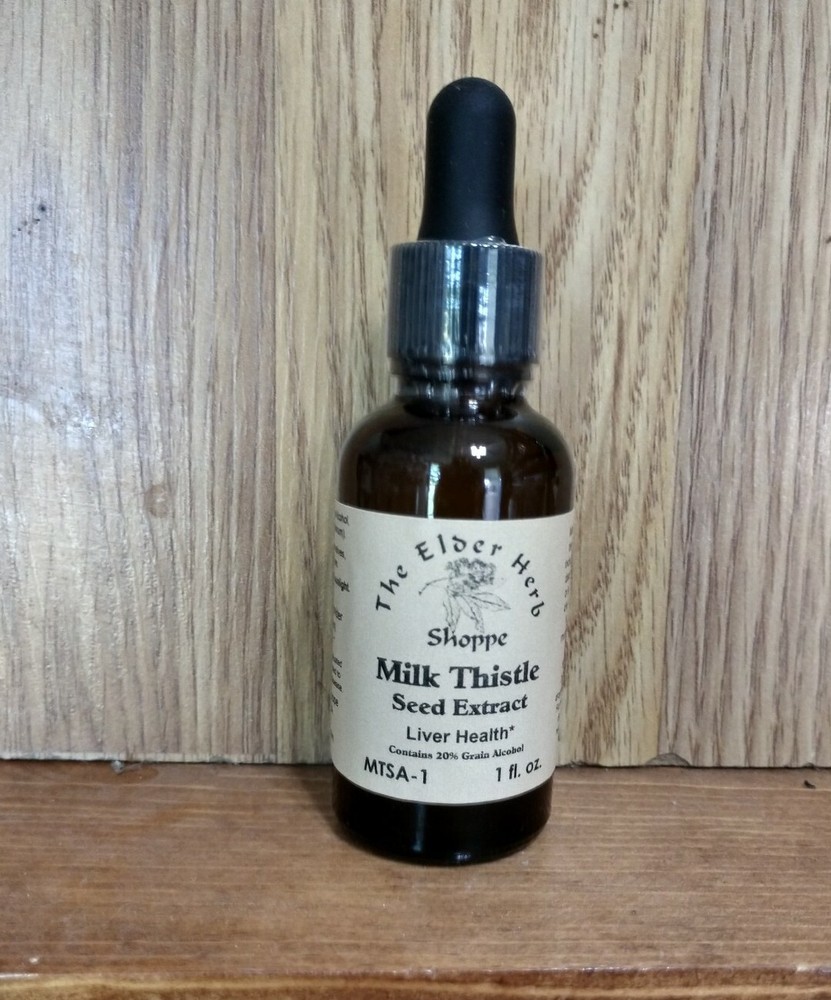 Milk Thistle Seed Extract 1 oz (30 ml) Liver Health – Elder Herb Shoppe