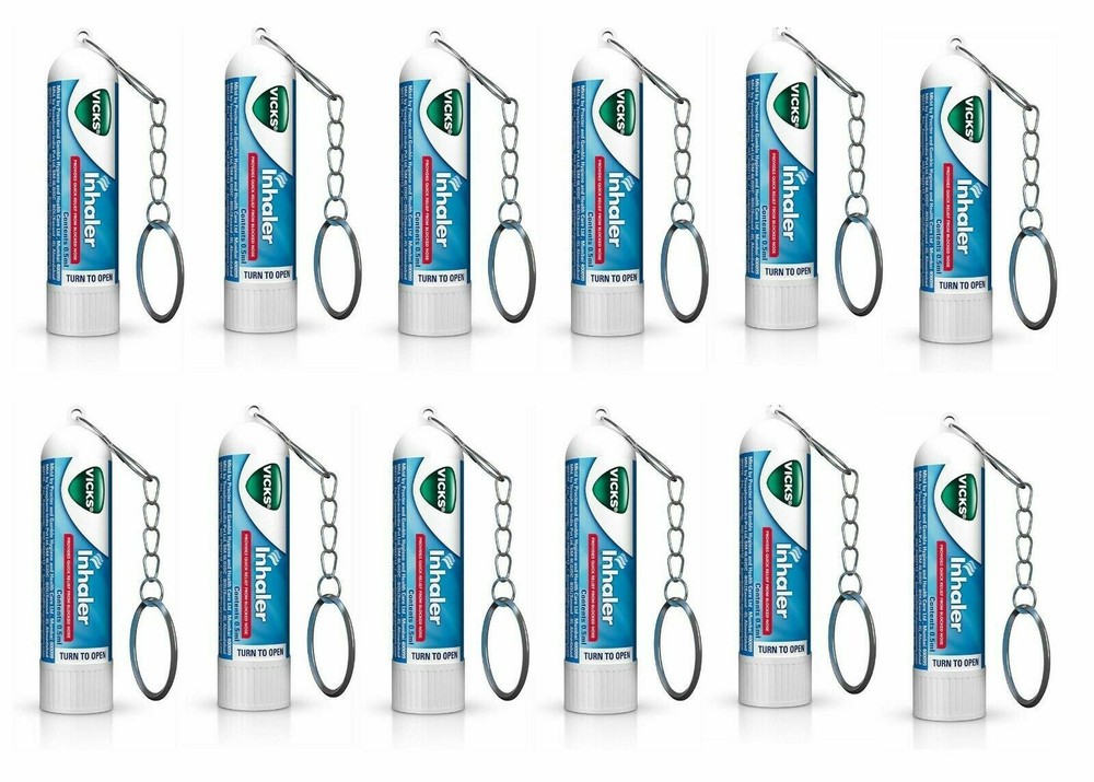Vicks Inhaler for Nasal Congestion Cold Allergy Blocked Nose Fast Relief