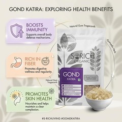 Sorich Gond Katira � Pure Edible Gum Crystals � 200g � Cooling Ayurvedic Herb