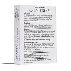 Historical Remedies Calm Drops Homeopathic Lozenges (6 30 Count (Pack of 6)