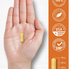Turmeric Curcumin Supplement 2400Mg | 180 Powder Capsules | Herbal Formula | Non