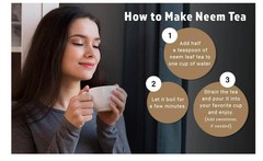 Neem Triple Complex T Cut Fresh Leaf Tea Blend Leaves Bark Flower 8 oz