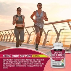 Beet Root Capsules 2040 Mg Organic Beetroot Powder Extract + Black Pepper