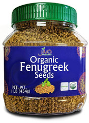Organic Fenugreek Seeds Whole 1 Pound Jar – Methi Seed for Cooking, Sprouting &
