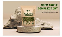 Neem Triple Complex T Cut Fresh Leaf Tea Blend Leaves Bark Flower 8 oz