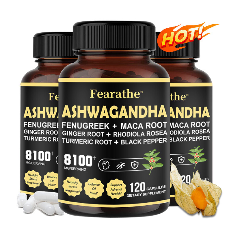 Ashwagandha Root Herbal Supplement | Mood Support Friendly Non-GMO