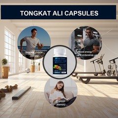 120 Capsules 3450MG Tongkat Al LONGJACK GRADE A STRONGEST ROOT EXTRACT 200:1