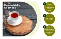 Neem Leaf Tea 8 oz | 100% Natural Crushed Leaves | Detox, Immunity, Skin & Hair