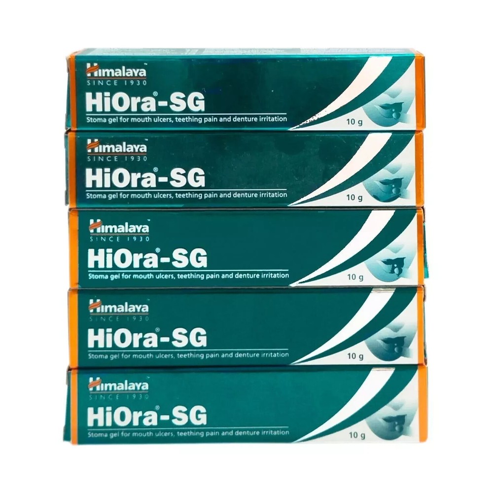 🌿 Hiora-SG Set (5 x 10g) – Himalaya | Natural Oral Care | Expiry: 02/2027 |