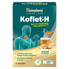 2 Boxes – Himalaya Koflet-H Hot Drink | Ginger Flavour | 10 Sachets, FREE SHIP