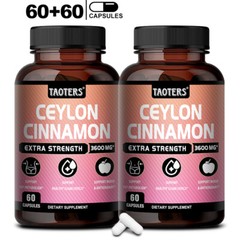 Ceylon Cinnamon Capsules – Maximum Blood Sugar Support,Promotes Heart Health