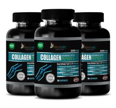 diet skin support food – COLLAGEN PEPTIDES – bone health food 3 BOTTLE