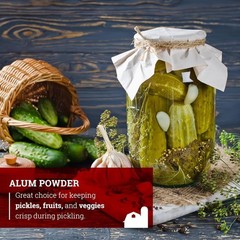 Alum Powder 16oz – Perfect for Pickling, Homemade Recipes & Floral Preservation
