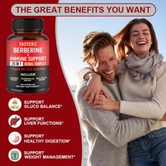 Berberine Capsules For Immune Support, 25-in-1 Herbal Complex
