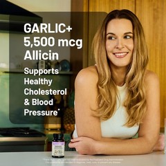 NatureWise Garlic Extract 5,500 mcg Allicin Supplement – 60 Count (Pack of 1)
