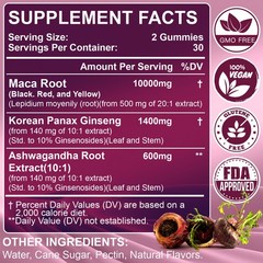 #1 BEST-MALE ENLARGER THICKER LONGER BIGGER 4″ GROWTH ENHANCEMENT 60 GUMMIES