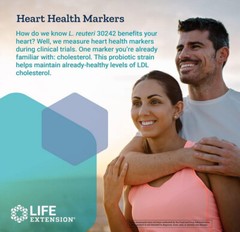 FLORASSIST HEART HEALTH PROBIOTIC DIGESTIVE 60 Capsule LIFE EXTENSION