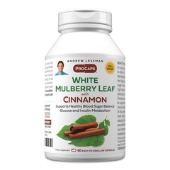 White Mulberry Leaf & Cinnamon Extract 60 Softgels – Natural Blood Sugar Support