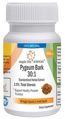 Pygeum Bark Extract Capsules 30:1 Pure & High Quality