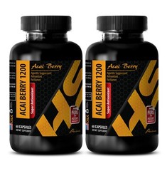 Detoxifying superfood – ACAI BERRY SUPPLEMENT – cholesterol management 2Bot 120C