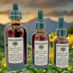 Certified Organic St. John’s Wort (Hypericum perforatum) 500mg and 650mg