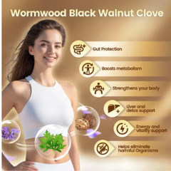 18-in-1 Herbal Blend with Black Walnut & Wormwood – 240 Count – 1 Pack