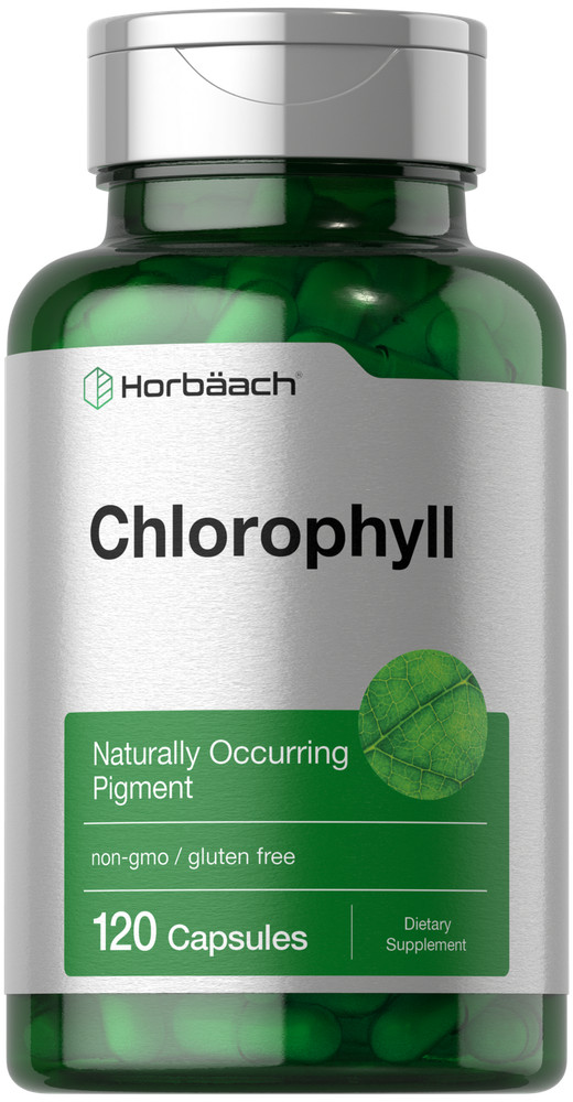Chlorophyll Capsules | 120 Count | Naturally-Occurring Pigment | by Horbaach