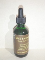 Wild Lettuce Tincture: Organic, Strong & Effective Pain Relief, Soothes Nerves.