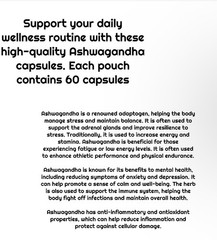 Ashwagandha Herbal Supplement Capsules